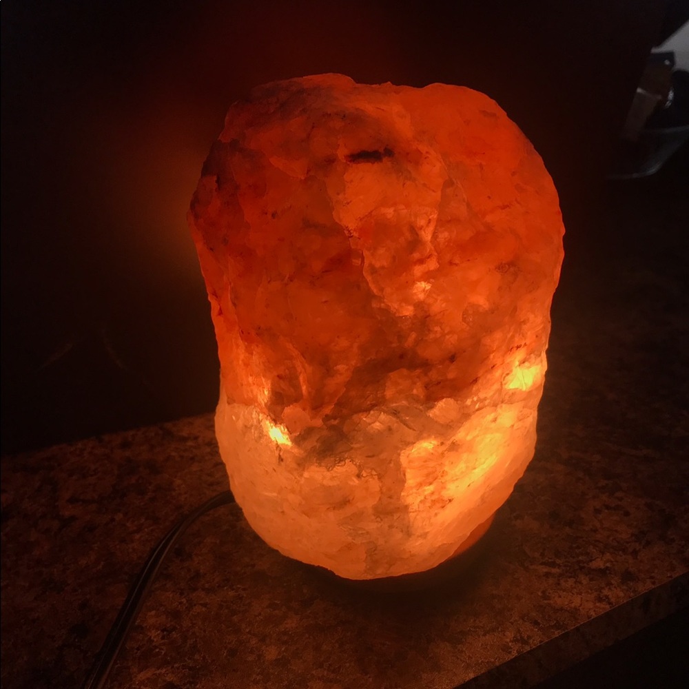 Salt rock lamp